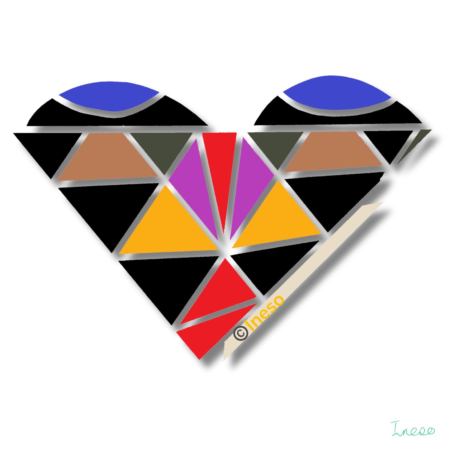 Love Wins, 40 x 40cm, 2024 (2 Variants)