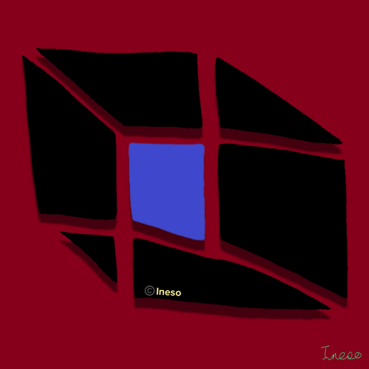 Black Cube, 40 x 40cm, 2022