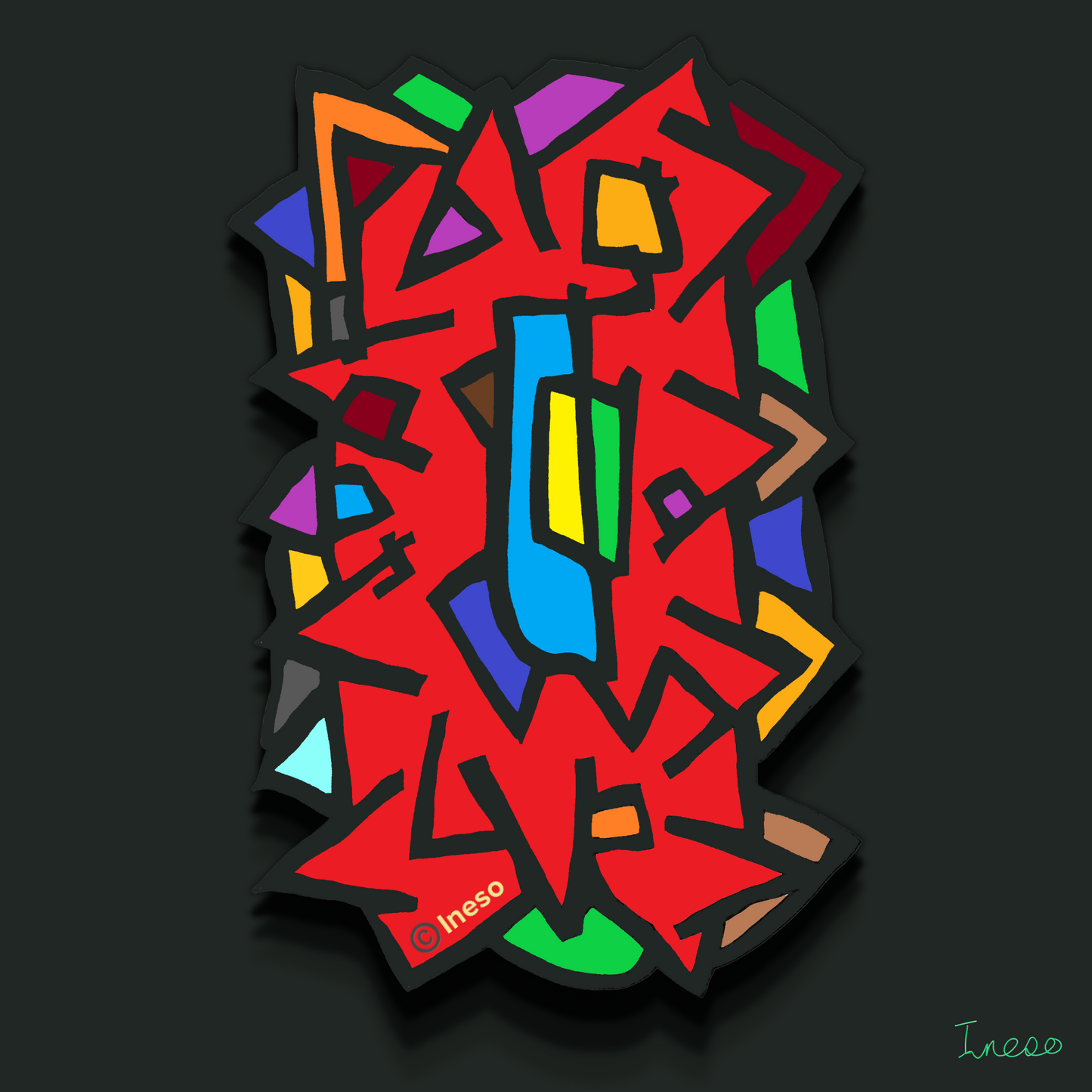 Gem, 40 x 40cm, 2023 (2 Variants)