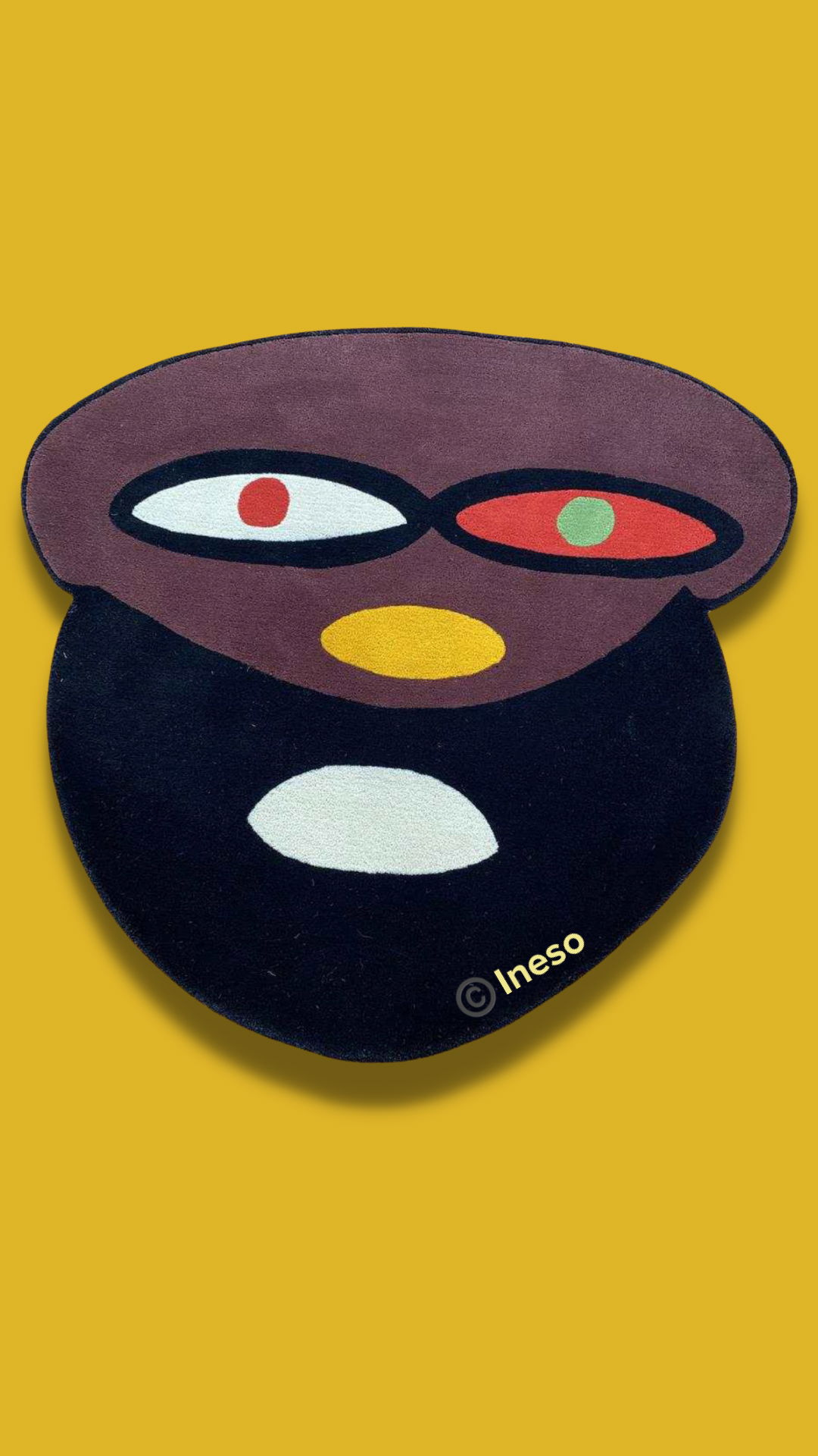 Rug: Oseni Bear, 100cm x 110cm